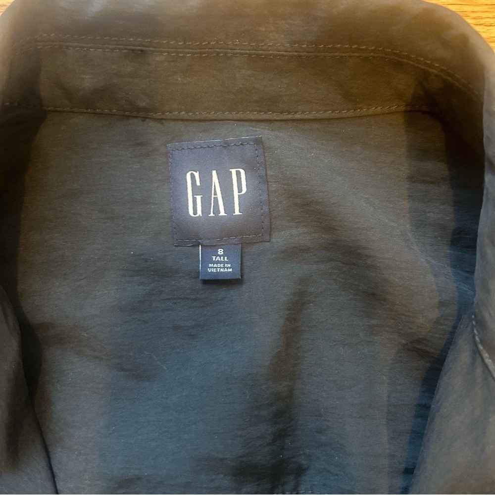 GAP Moonless Night TENCEL™ Lyocell Jumpsuit - Size 8 tall - Picture 8 of 11